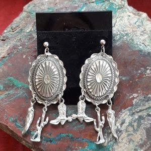 Southwestern Concho Earrings